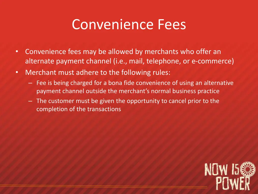 convenience fees 1