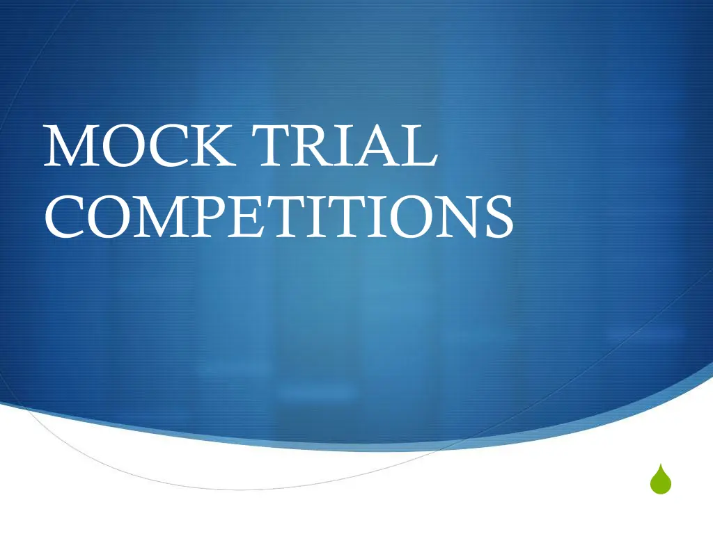 mock trial competitions