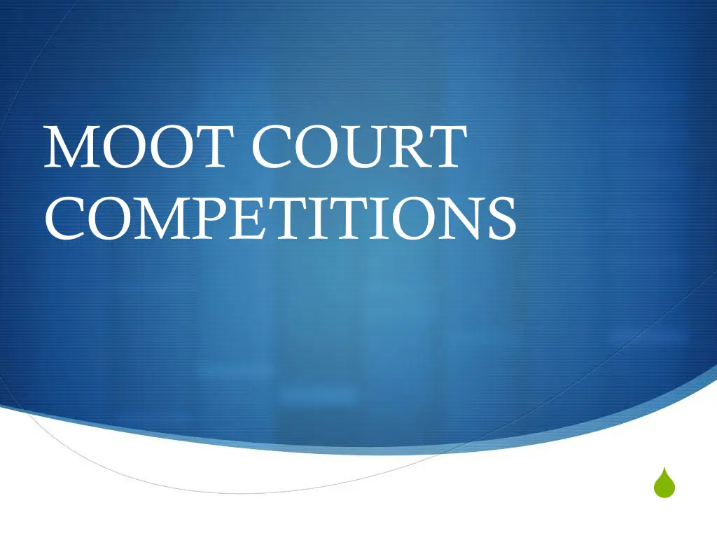 moot court competitions