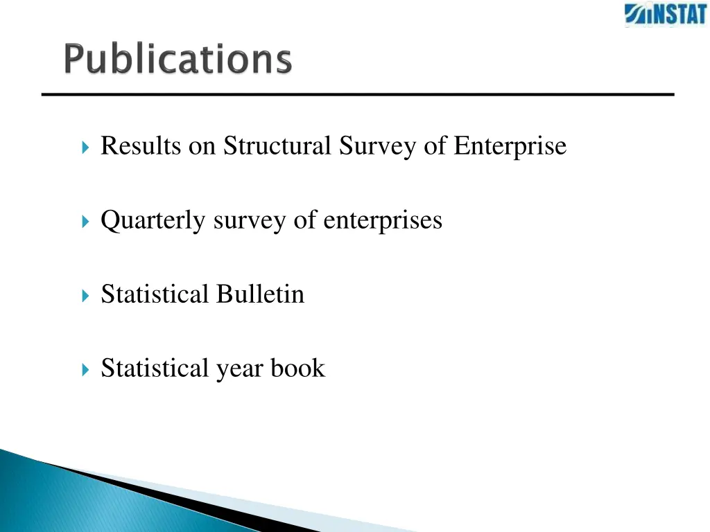 results on structural survey of enterprise