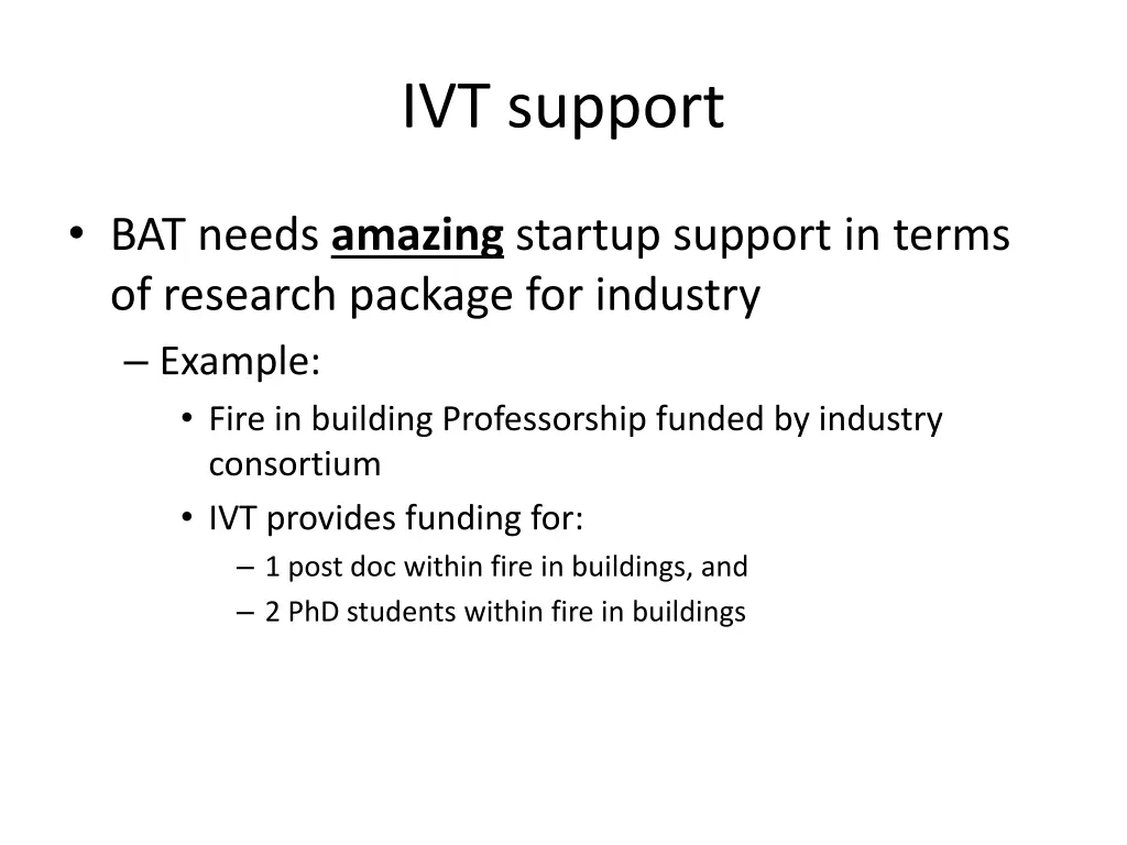 ivt support