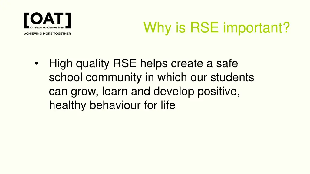 why is rse important