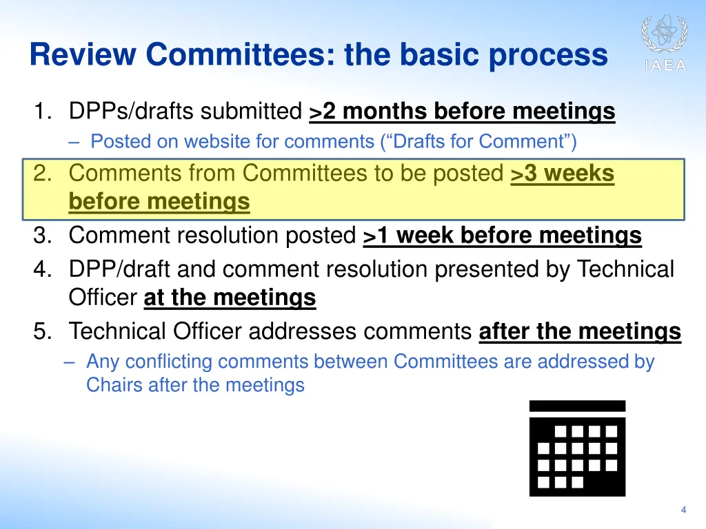 review committees the basic process