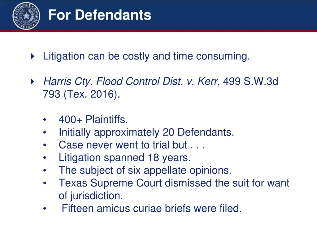 for defendants