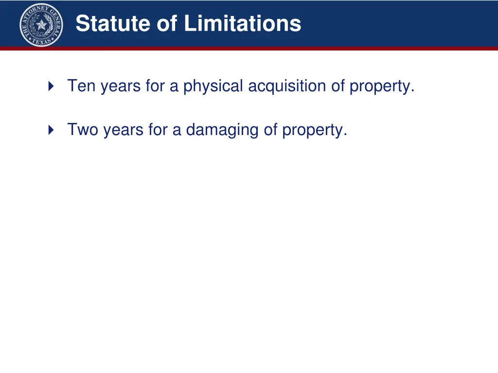 statute of limitations