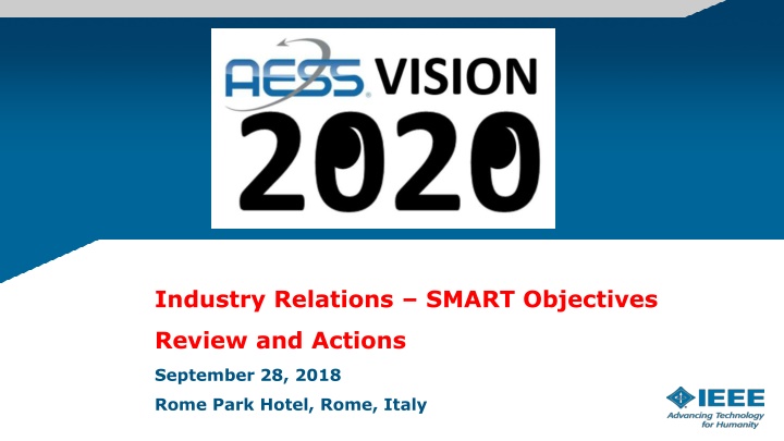 industry relations smart objectives