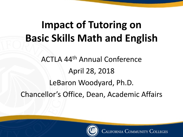 impact of tutoring on basic skills math