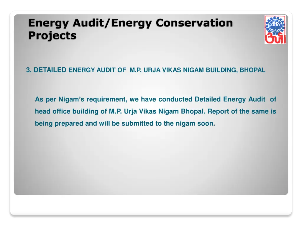 energy audit energy conservation projects 2