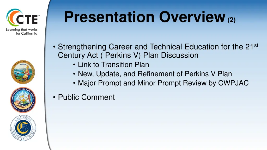 presentation overview 2