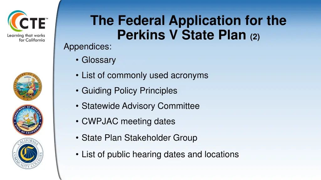 the federal application for the perkins v state 1