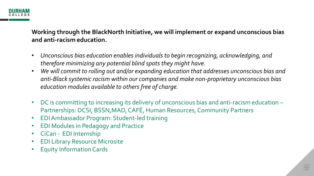 working through the blacknorth initiative we will