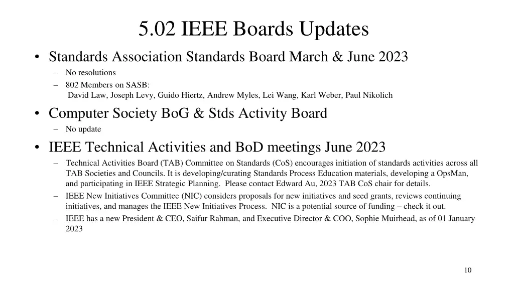 5 02 ieee boards updates