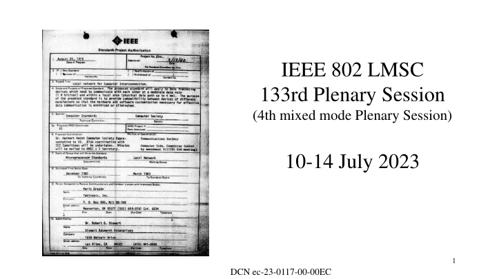 ieee 802 lmsc 133rd plenary session 4th mixed