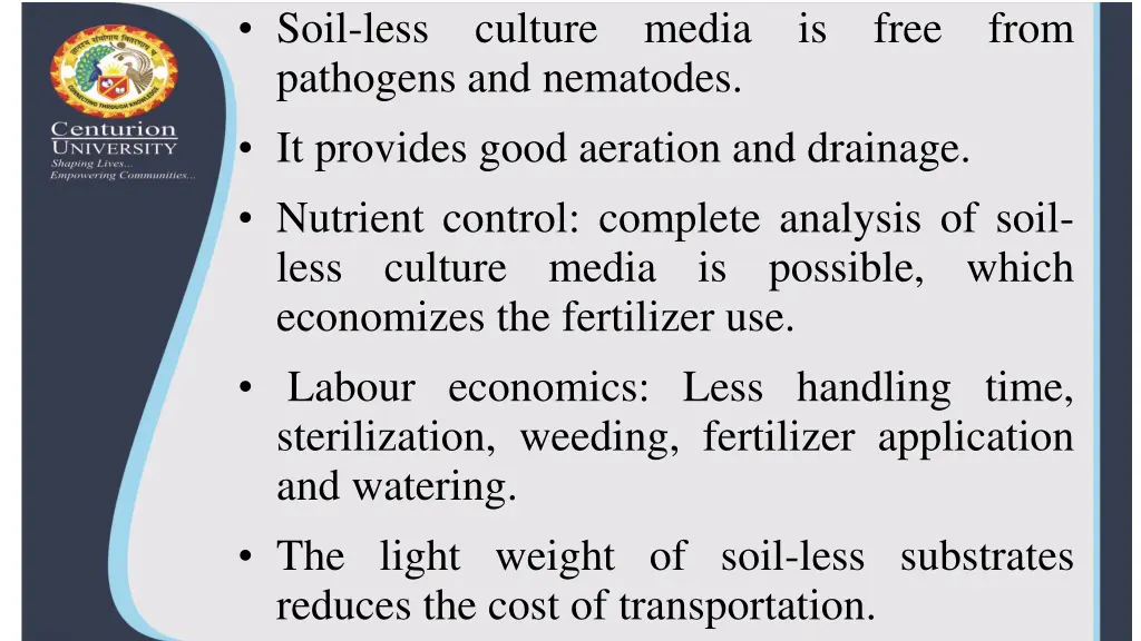 soil less pathogens and nematodes it provides