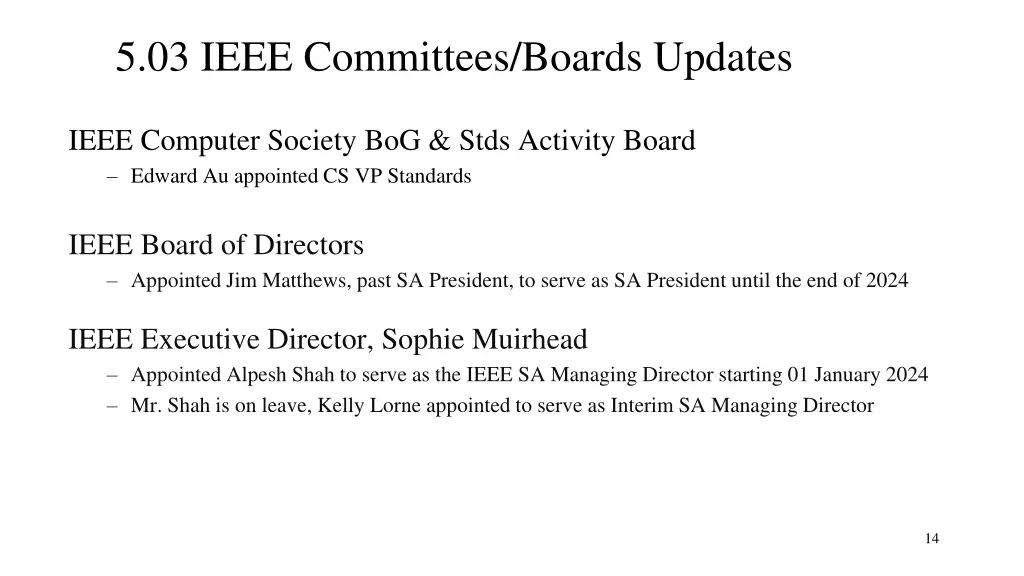 5 03 ieee committees boards updates