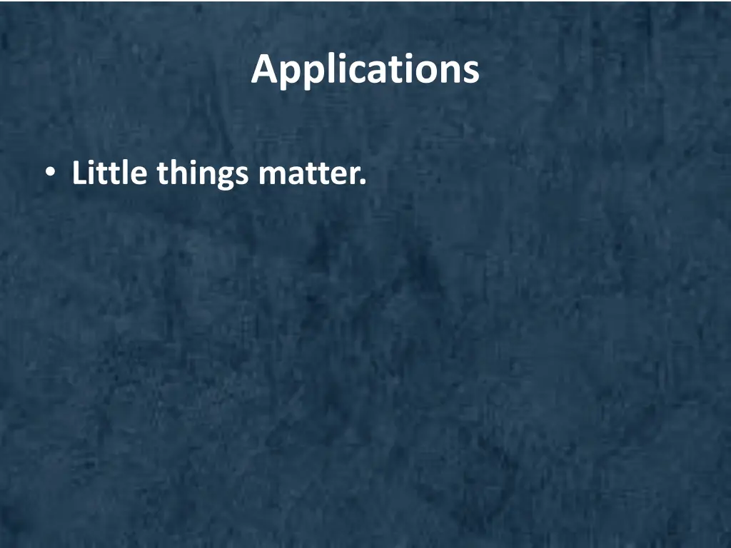 applications