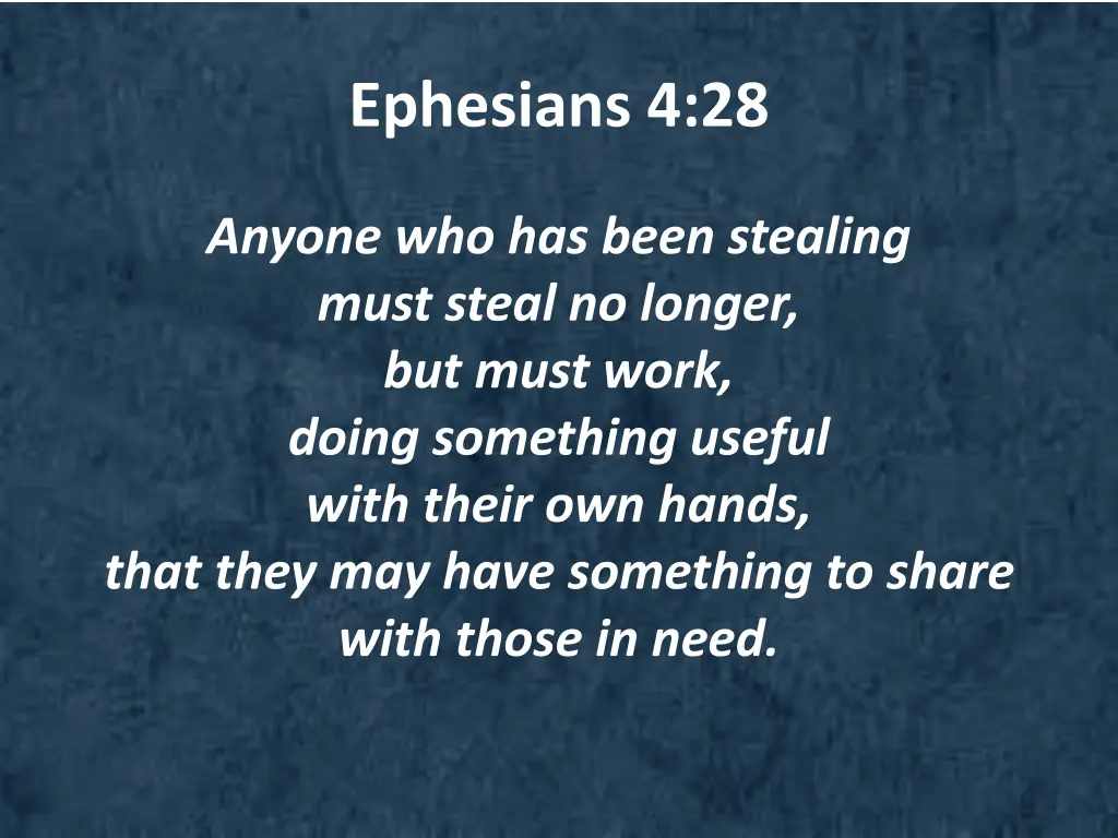 ephesians 4 28