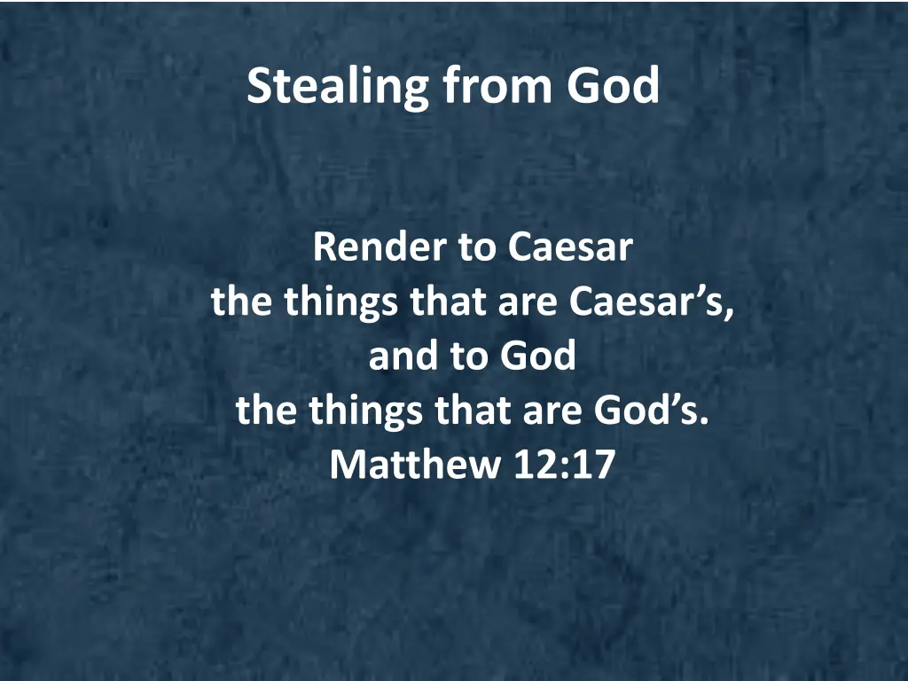 stealing from god 1