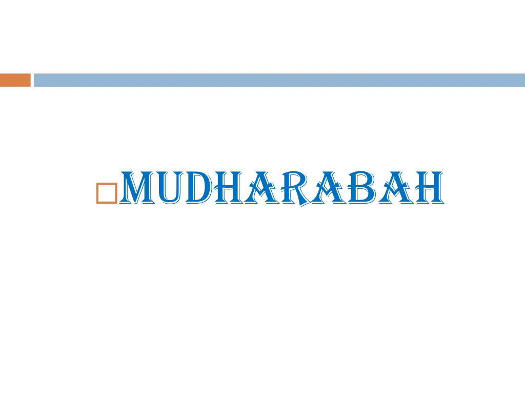 mudharabah