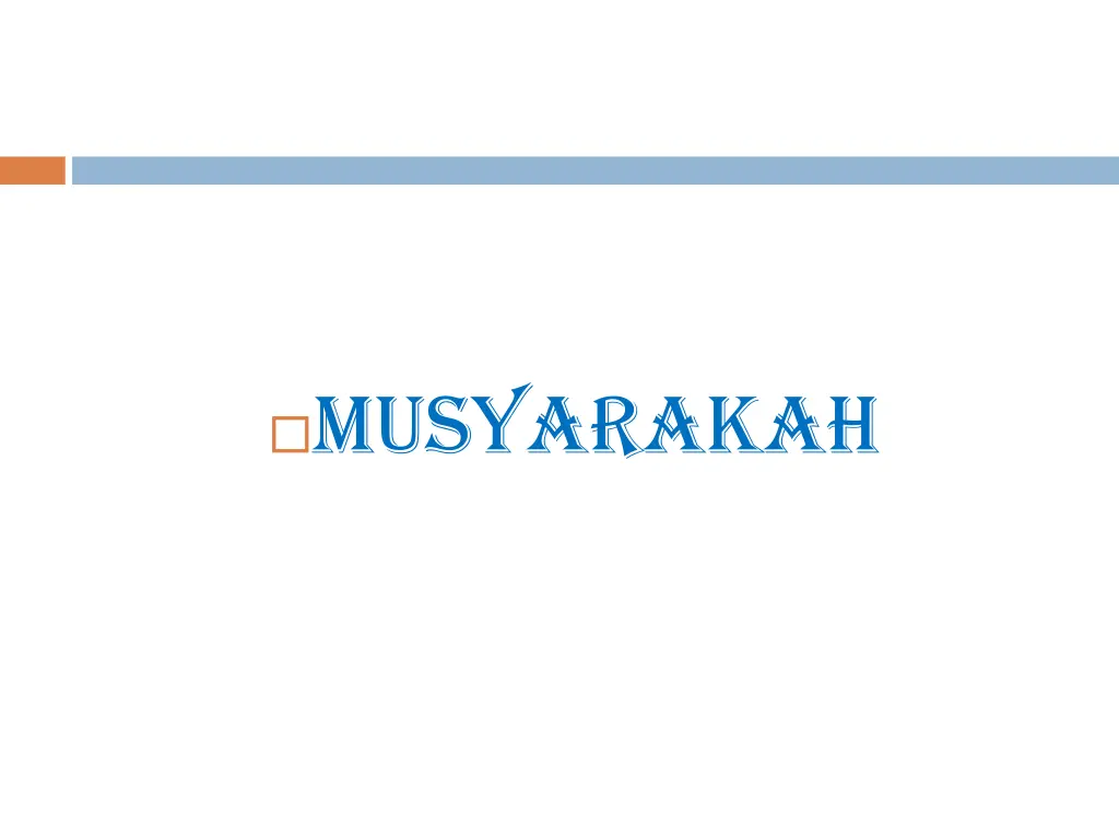 musyarakah