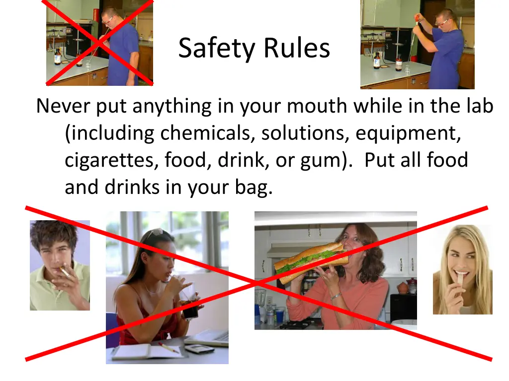 safety rules