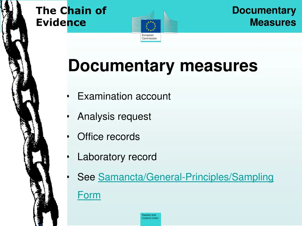 the chain of evidence 1