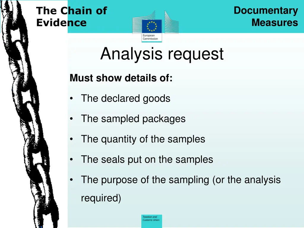 the chain of evidence 3