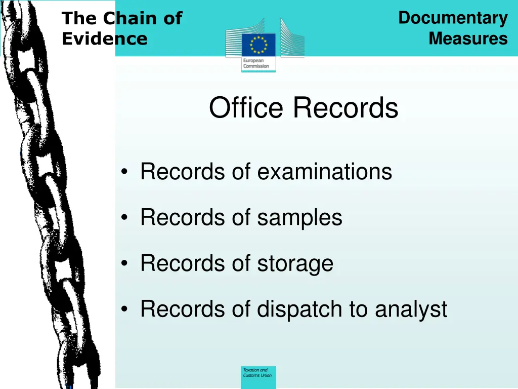 the chain of evidence 4