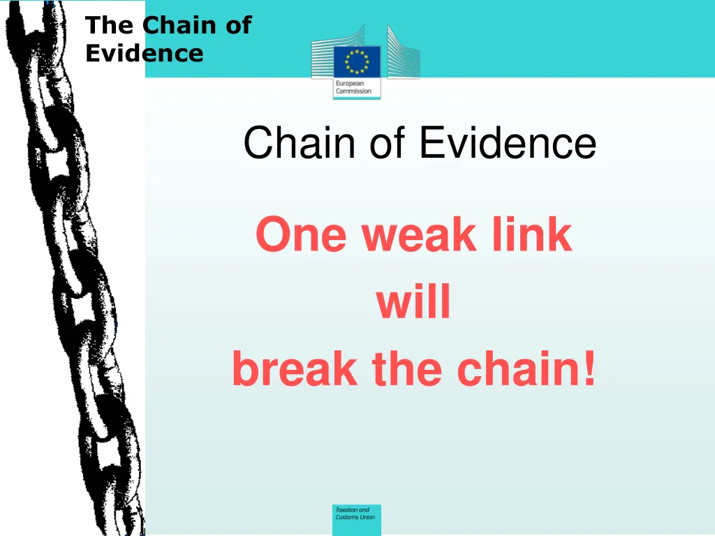 the chain of evidence 6