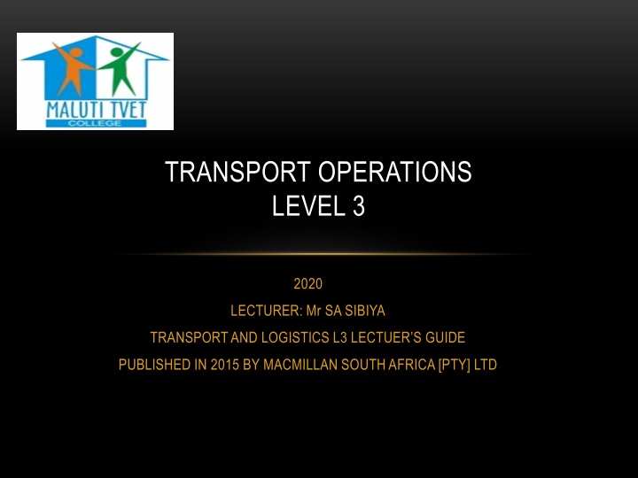 transport operations level 3