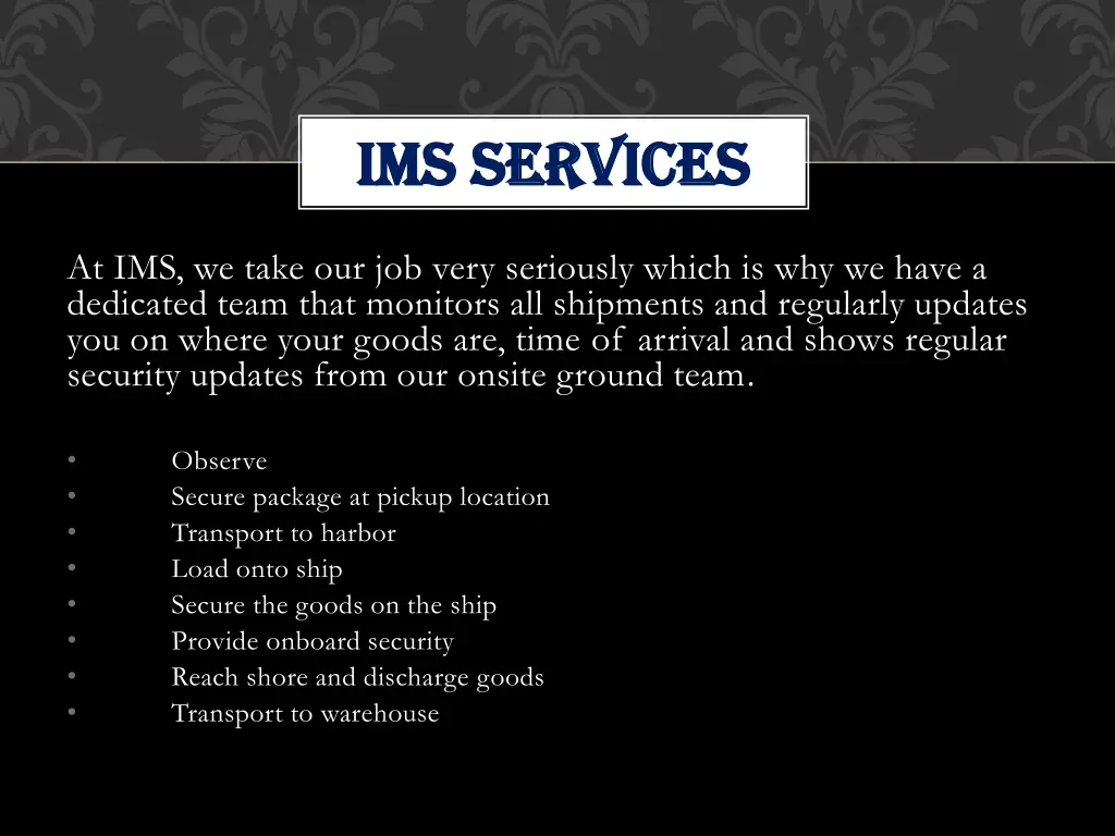 ims services ims services