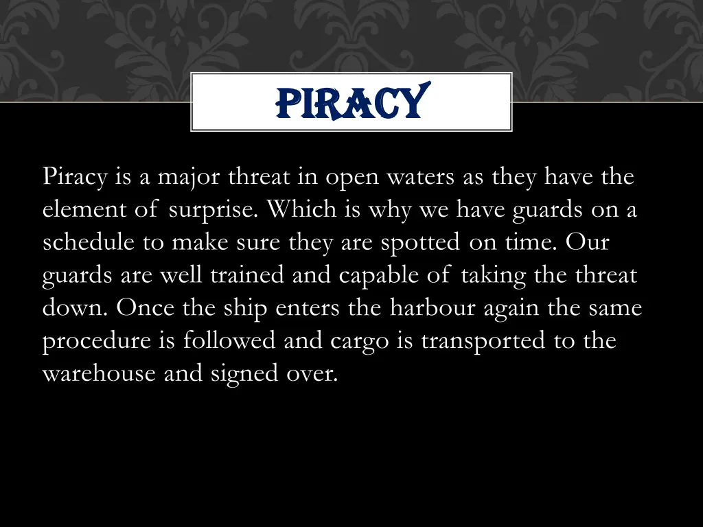 piracy piracy