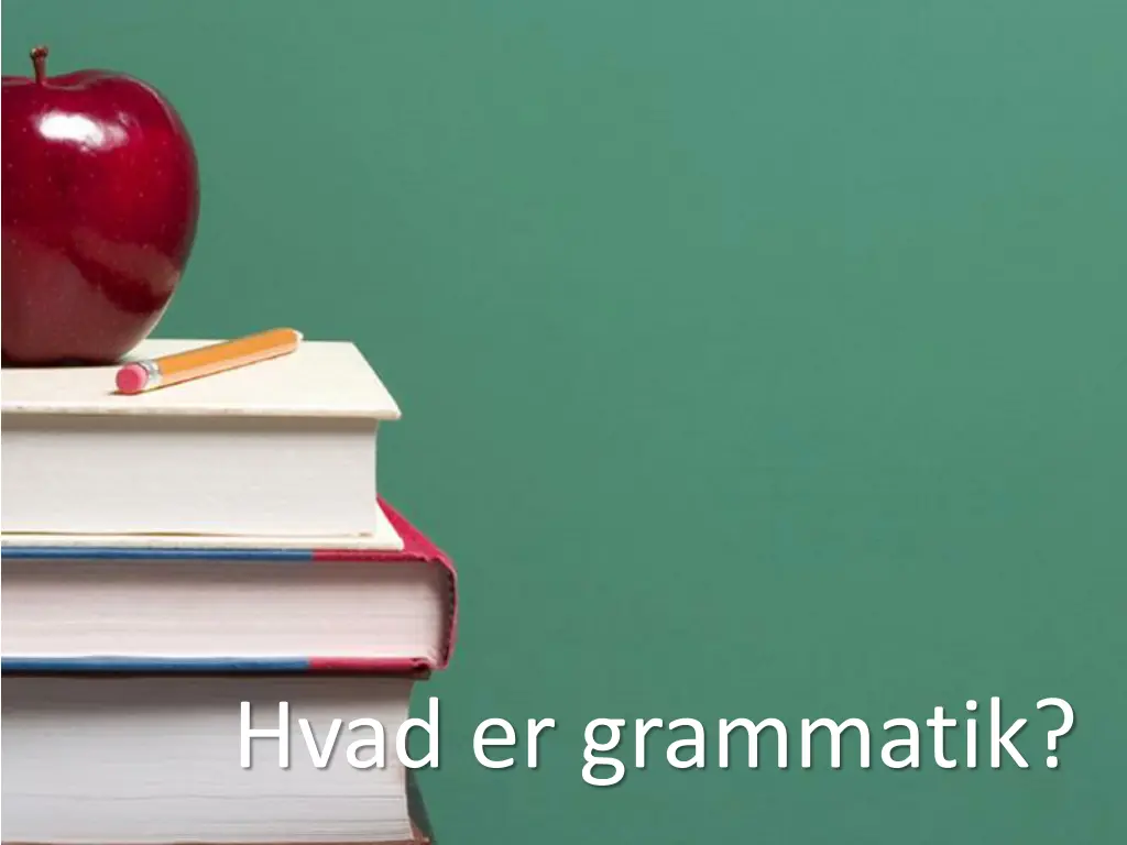 hvad er grammatik