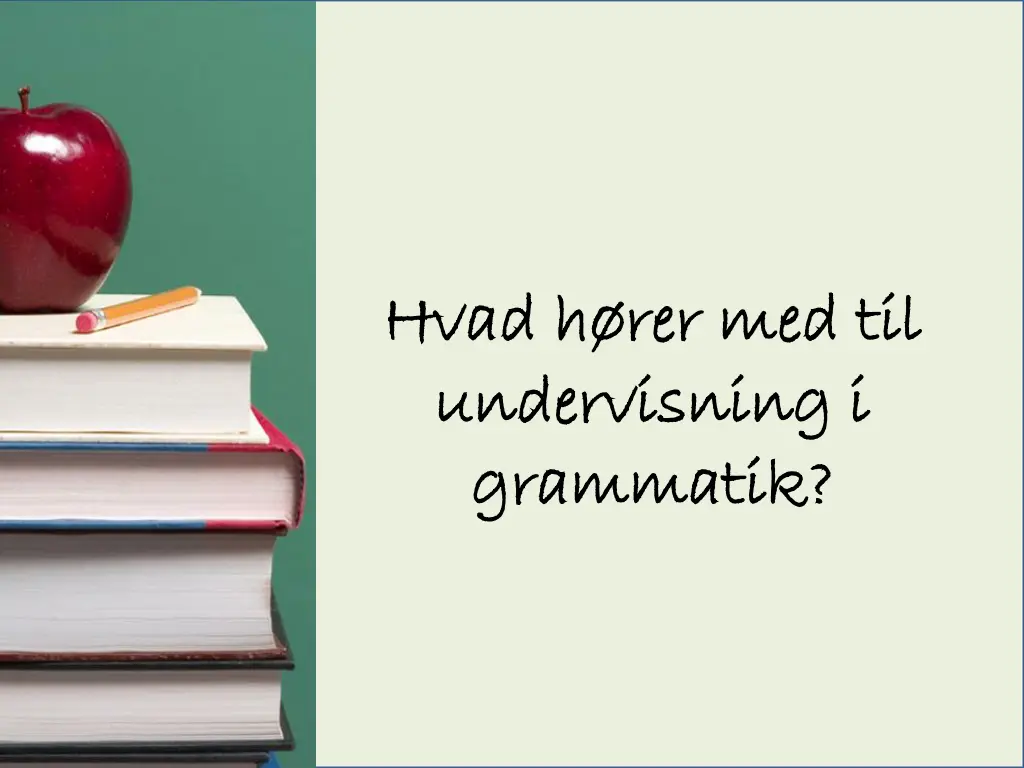 hvad hvad h rer undervisning undervisning