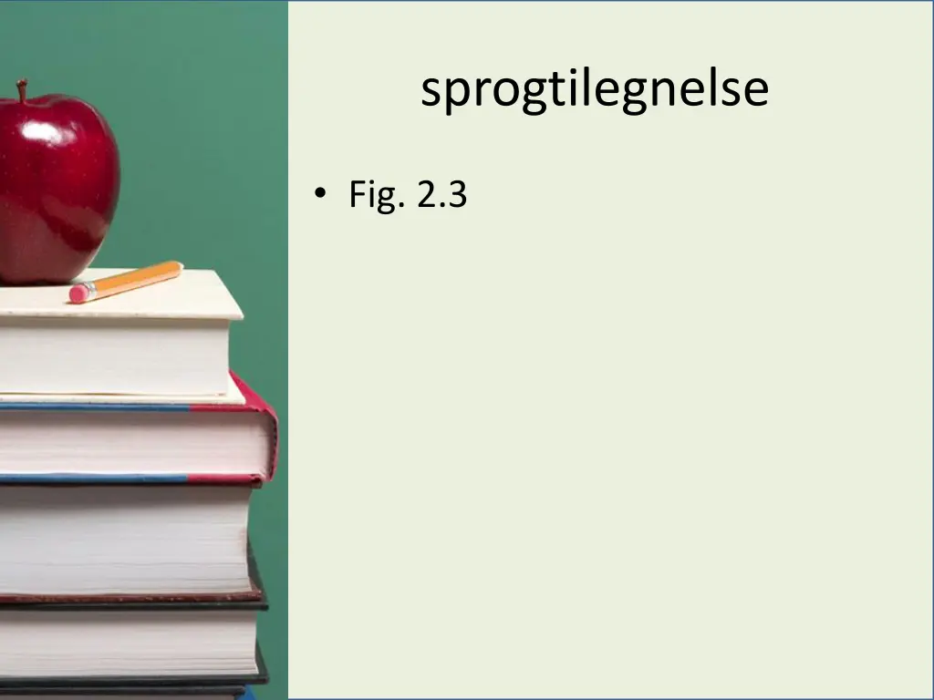 sprogtilegnelse