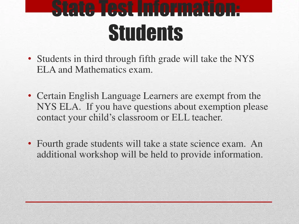 state test information students