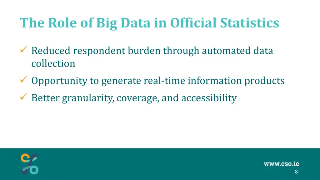 the role of big data in official statistics