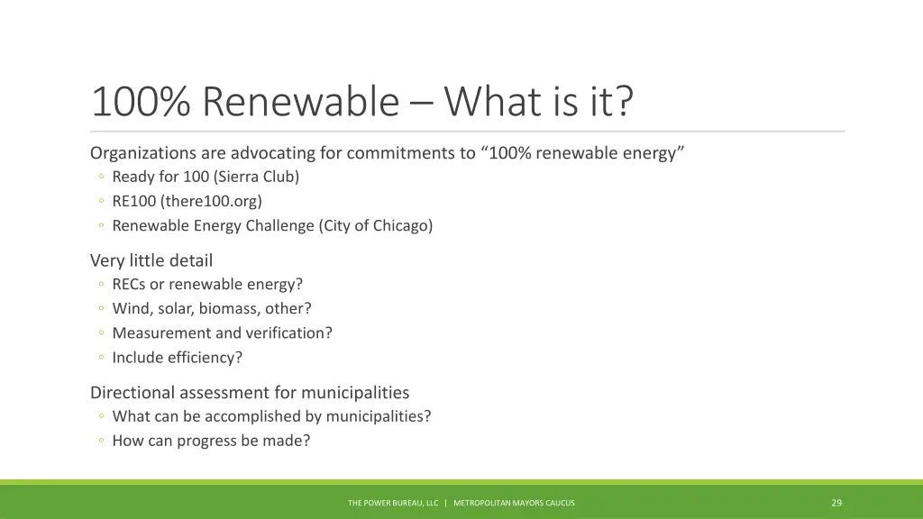 100 renewable what is it