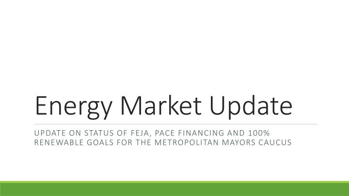 energy market update