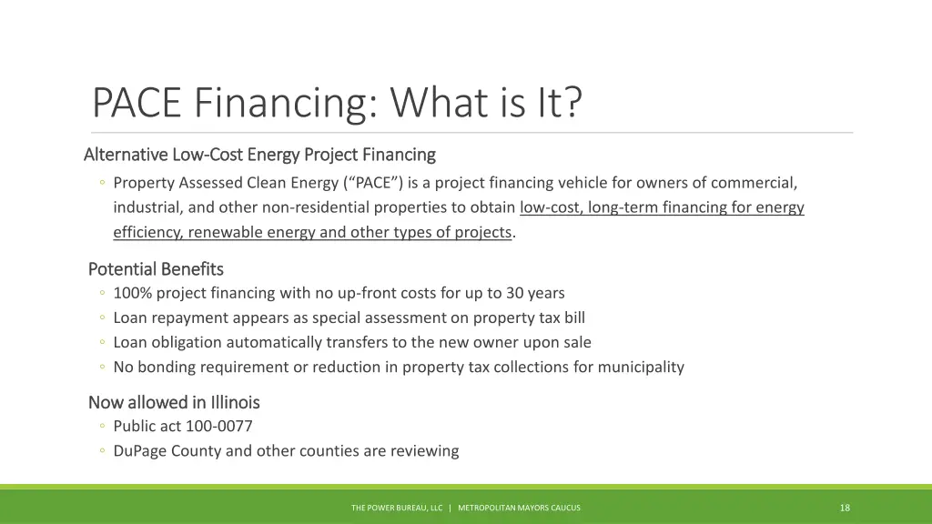 pace financing what is it