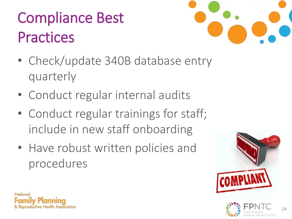 compliance best compliance best practices