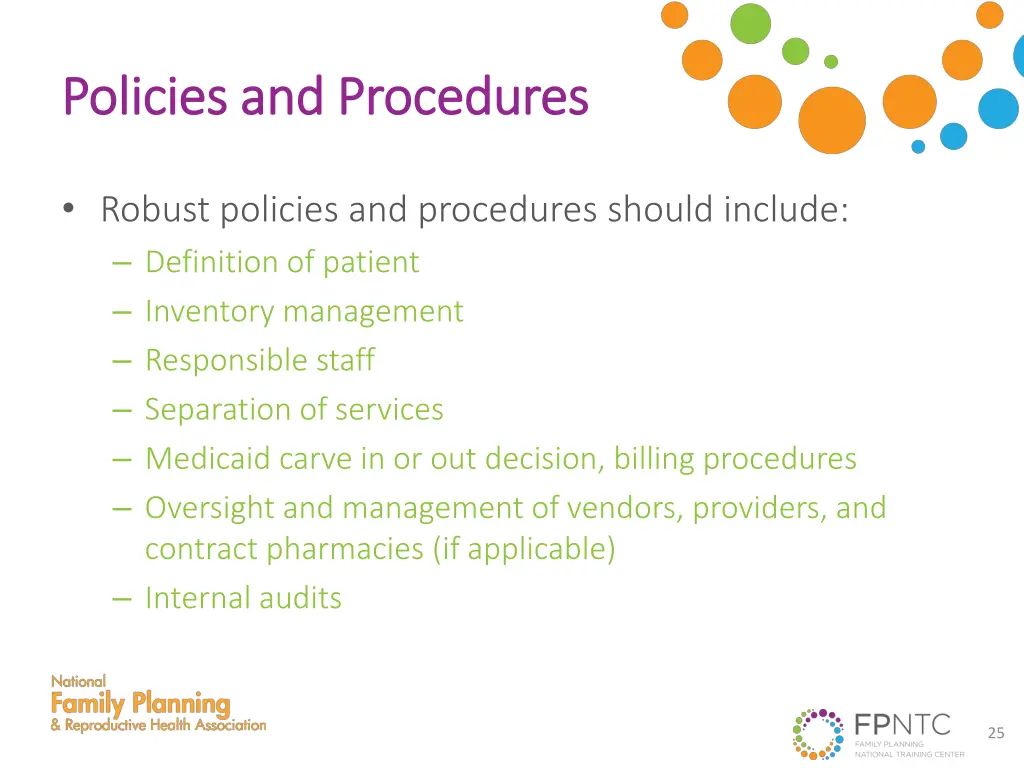 policies and procedures policies and procedures