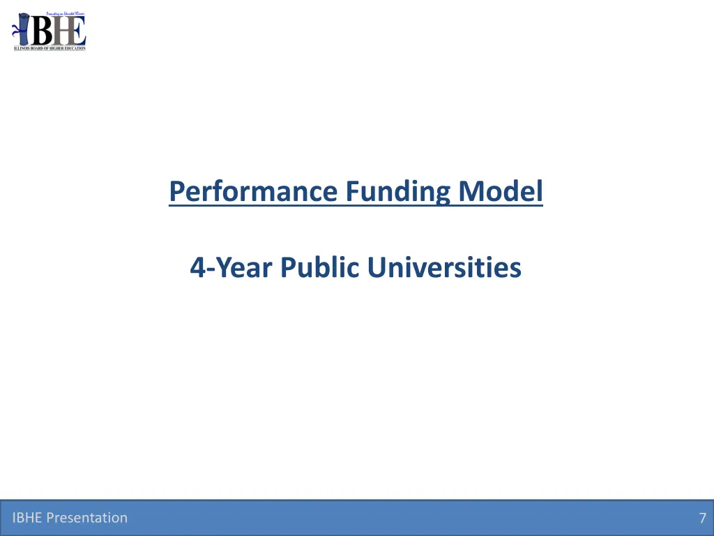 performance funding model 1