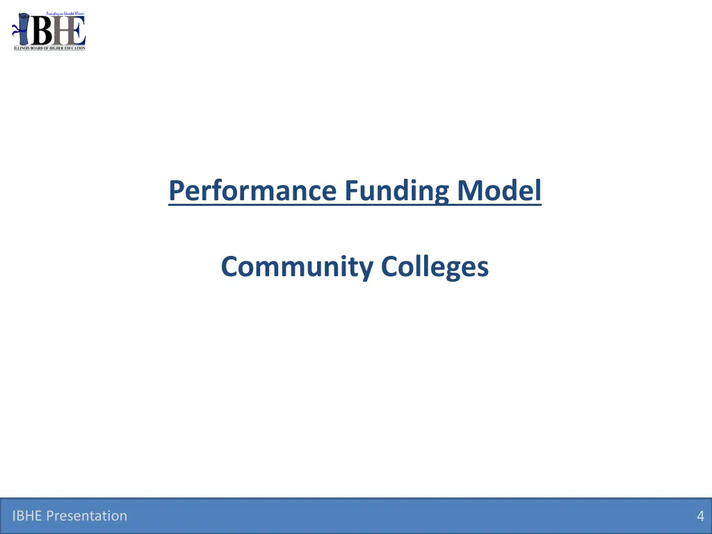 performance funding model