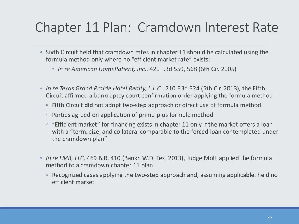 chapter 11 plan cramdown interest rate 1