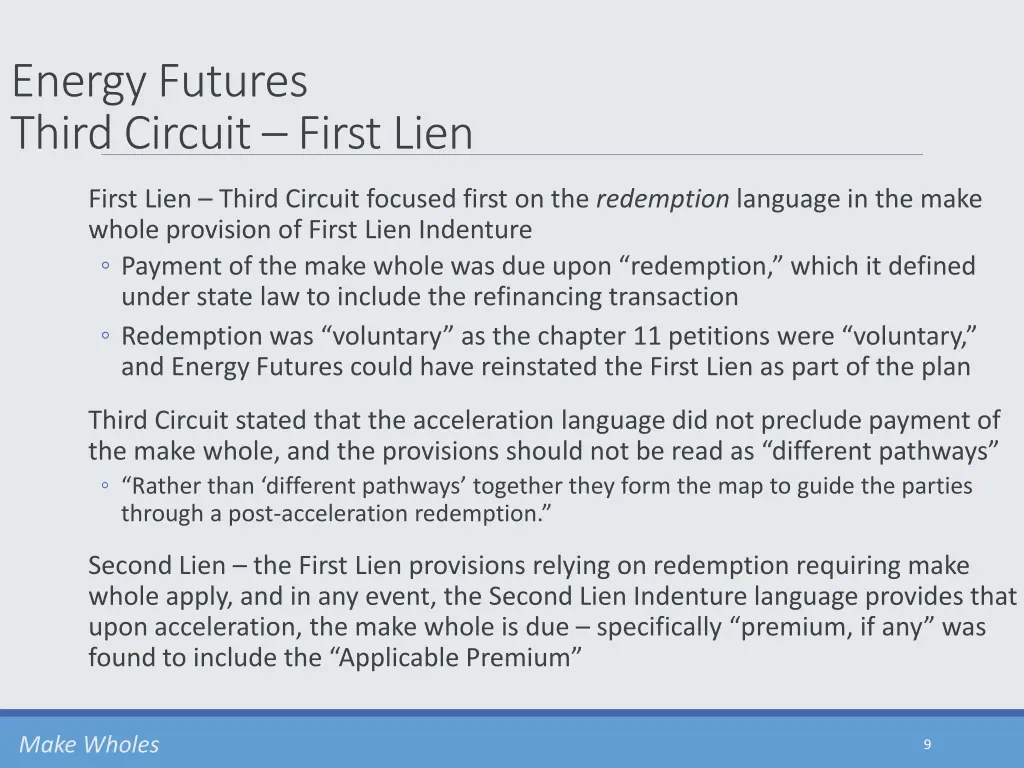 energy futures third circuit first lien