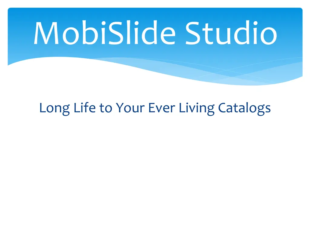 mobislide studio