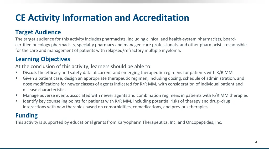 ce activity information and accreditation 1