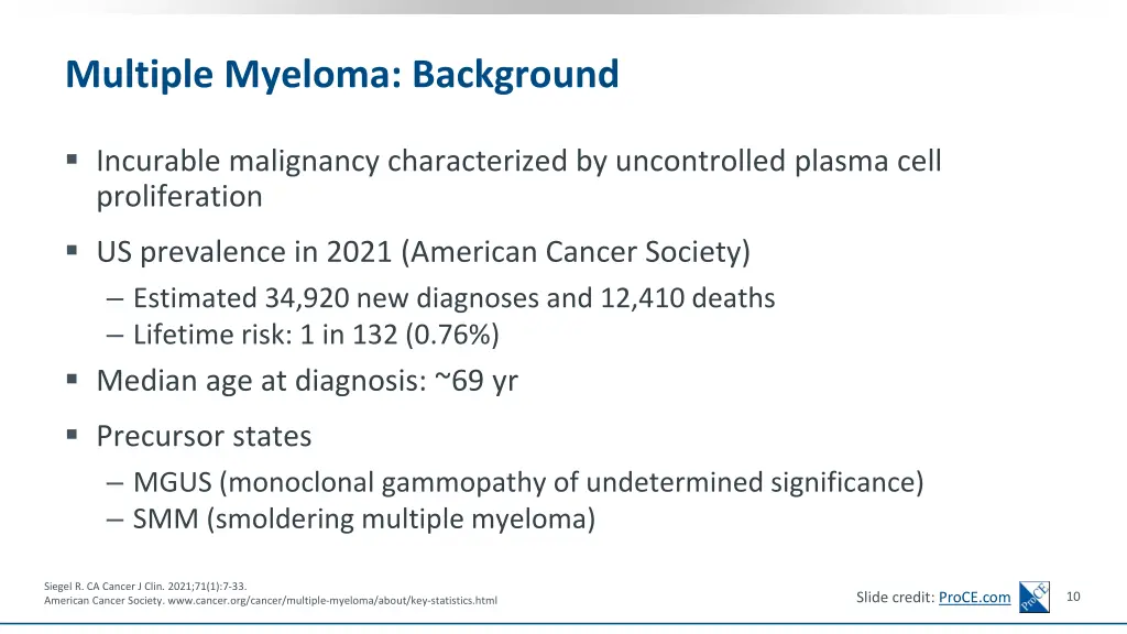 multiple myeloma background