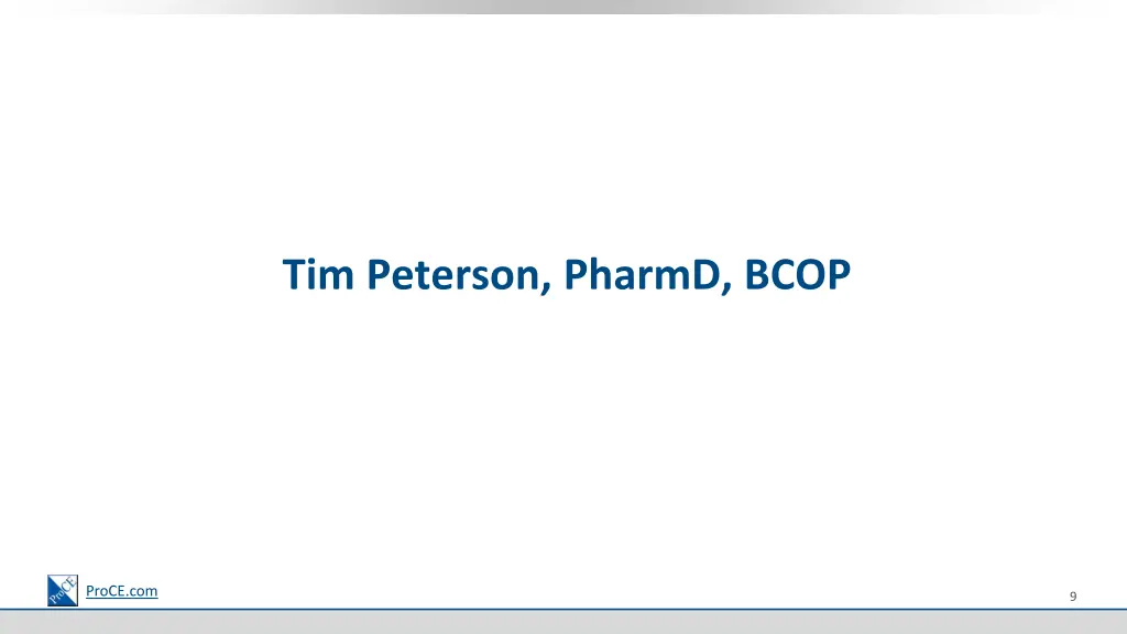 tim peterson pharmd bcop